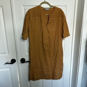 Harris Cotton 100% Linen Women's Dress Size Small